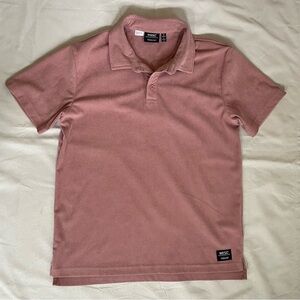 WESC men’s collared ribbed pullover size medium